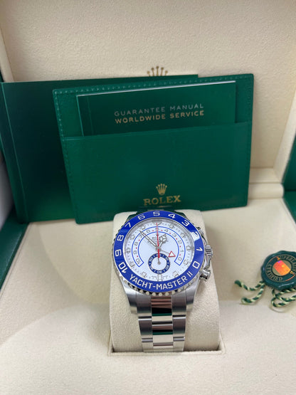 Yacht-Master II White Dial Oystersteel