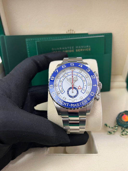 Yacht-Master II White Dial Oystersteel