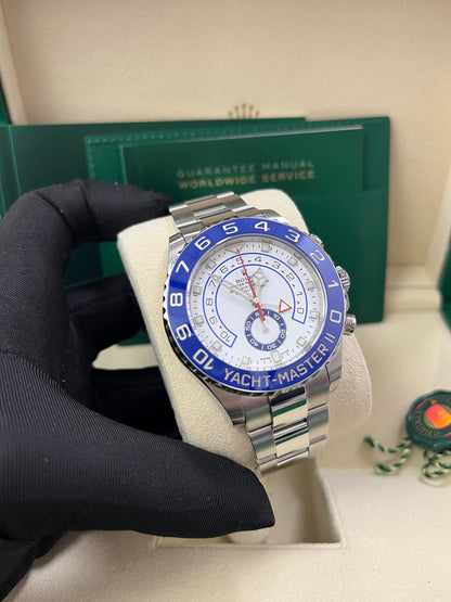 Yacht-Master II White Dial Oystersteel