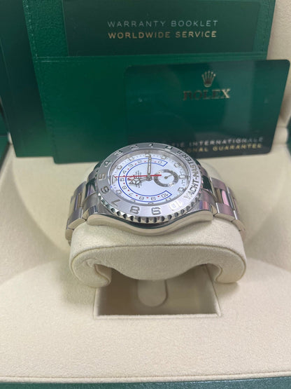 Yacht-Master II White Dial Platinum Bezel