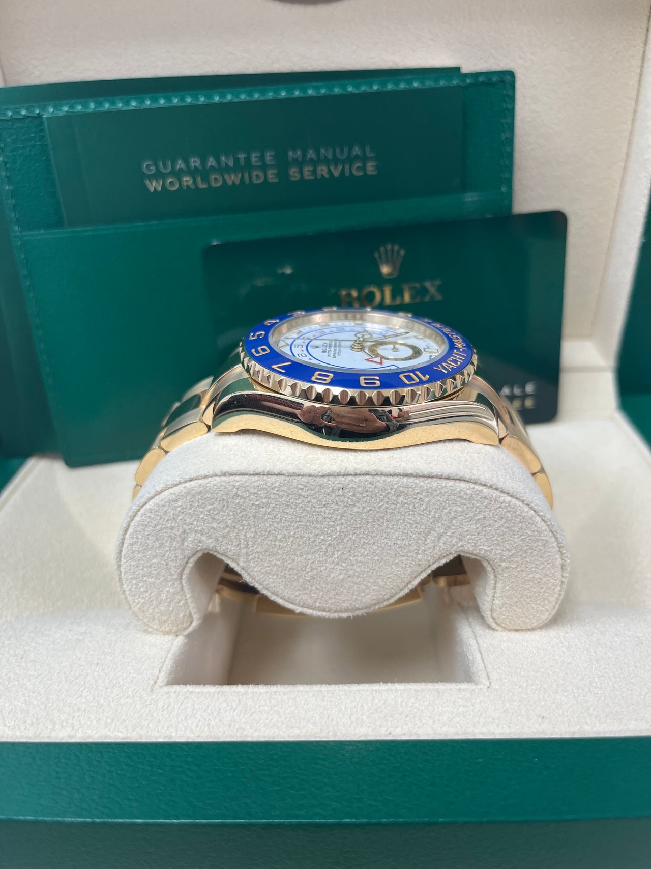 Yacht-Master II White Dial Yellow Gold