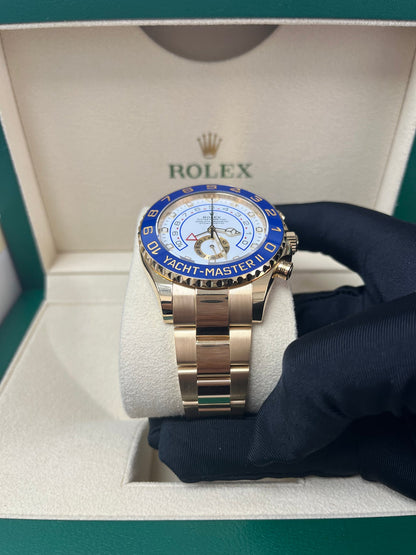 Yacht-Master II White Dial Yellow Gold